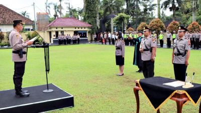 Tiga Jabatan di Lingkungan Polresta Magelang Diserahterimakan