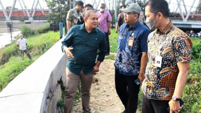 Tanggul Sungai Wulan Retak, Bupati Kudus Lakukan Langkah Darurat
