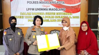 Ukur Layanan Polri, Polres Magelang Kota Gelar Survei Eksternal