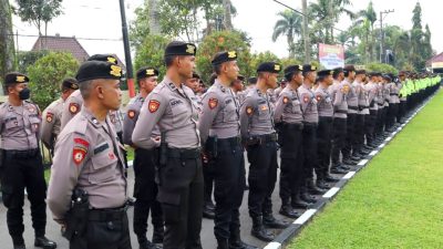 Polres Magelang Gelar Apel Pergeseran Pasukan Pengamanan Pilkades