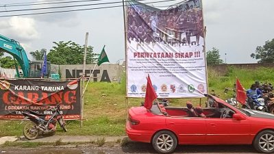 Gabungan Elemen Masyarakat Menolak Aktivitas Proyek Pembangunan PT Duk Yung Internasional di Tanjung