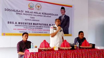 DPRD Provinsi Sulawesi Selatan Sosialisasi Nilai-Nilai Kebangsaan