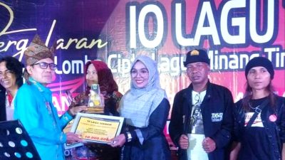“Pasan Mandeh” Karya Rika Amir Sebagai Lagu Terbaik Lomba Cipta Lagu Minang Tingkat Nasional 2022