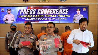 Terlibat Judi Botoh Lurah, Empat Warga Grabag Diamankan Polresta Magelang