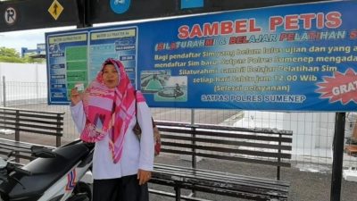 Warga Sumenep Manfaatkan Sambel Petis Satpas Polres untuk Mendapatkan SIM