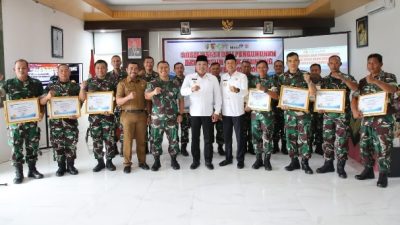 Seluruh Danramil Jajaran Kodim 0828/Sampang Sebagai Bapak Asuh Anak Stunting