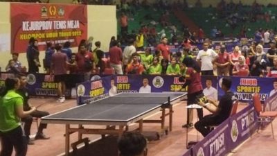 Kejurprov Tenis Meja Jawa Tengah di Rembang Resmi Dimulai