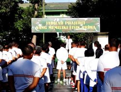 Pimpin Apel Olahraga, Dirum Akmil Sampaikan Pesan Tegas