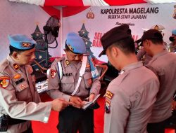 Tim Supervisi Subbidprovos Bidpropam Polda Jateng Lakukan Gaktiblin di Polresta Magelang