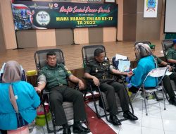 Peringati Hari Juang TNI AD, Korem 072/Pamungkas Gelar Donor Darah