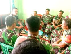 Danrem 064/MY Sambangi Koramil 0302/Warunggunung Kodim 0603/Lebak