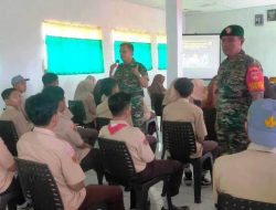 Koramil 17 Songgom Gelar Sosialisasi Rekrutmen TNI Bagi Pelajar di Songgom