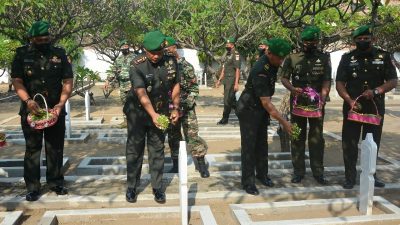 Jelang Hari Juang Kartika, Kodim Brebes Gelar Donor Darah dan Ziarah Makam Pahlawan