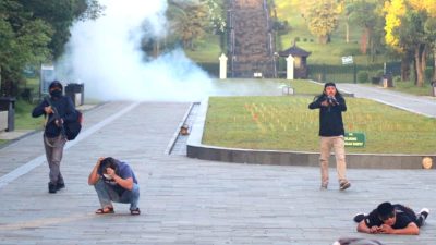 ”Teror” di Candi Borobudur Berhasil Ditangani Sat Brimob Polda Jateng