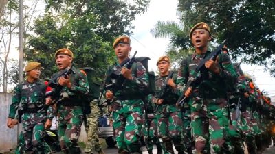 HUT Infanteri, Yonarmed 3/105 Tarik/NP Raih Peringkat I Peleton Beranting