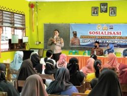 Cegah Kenakalan Remaja, Polsek Kaliwungu Gelar Sosialisasi di SMP Negeri 3 Kaliwungu Kendal