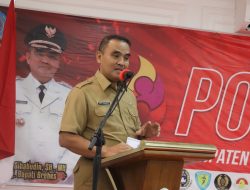 Urip Sihabudin Dorong Pengurus KONI Agar Tidak Kendor Dalam Pembinaan Prestasi Olah Raga