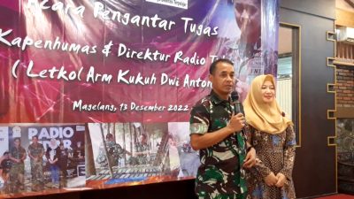 Sebelum Tinggalkan Penhumas Akmil, Letkol Kukuh Sampaikan Pesan Ini