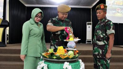 Keluarga Besar Resimen Armed 2 Kostrad Peringati HUT Ke-77 Armed TNI AD