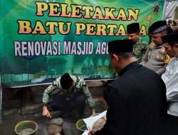 Peletakan Batu Sakral, Tandai Kegiatan Renovasi Masjid Agung Kendal