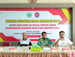 Dosen UMSi Laksanakan PkM, Pelatihan Kader Mubaliq Muhammadiyah