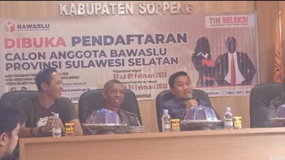 Pendaftaran Calon Anggota Bawaslu Sulsel di Soppeng Disosialisasikan