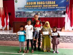 Hari Juang Kartika, Kodim 0603/Lebak Gelar Bakti Sosial