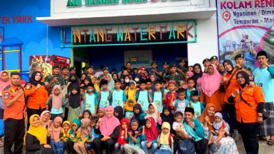 Yonarmed 11 Kostrad Sinergi Mighty Women Magelang Dolan Bareng Anak Yatim