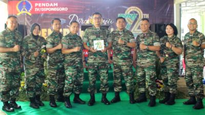 Kapenrem 072/Pamungkas Hadiri Syukuran HUT Ke-72 Penerangan TNI AD