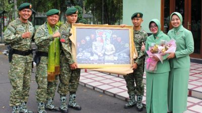 Suasana Haru Iringi Pelepasan Sosok Seorang Komandan Satuan