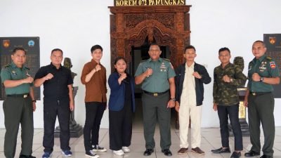 Kasrem 072/Pamungkas Terima Audiensi BEM Nusantara Wilayah DIY