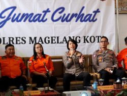 “Jumat Curhat” Polres Magelang Kota Bersama Garda Relawan Indonesia
