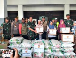 Peduli Banjir di Kudus, Kodam IV/Diponegoro Bersama Forkopimda Salurkan Bantuan Sembako