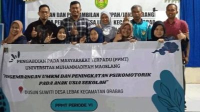 UNIMMA Kembangkan UMKM dan Tingkatkan Pendidikan Psikomotorik Pada Anak di Desa Lebak Grabag