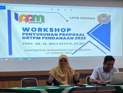LPPM UNIMMA Adakan Workshop Penyusunan Penelitian DRTPM Pendanaan 2023