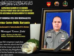 Miliki Satya Lencana Kartika Eka Paksi Nararya, Serma Caswo Dimakamkan Secara Militer