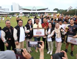 Puncak Acara HUT Gerindra di DPR, Siti Nurizka: Bentuk Kecintaan kepada Generasi Muda