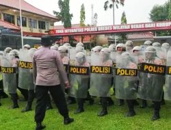 Tingkatkan Kemampuan Personel, Sat Samapta Gelar Simulasi Pengamanan Unjuk Rasa