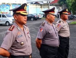 Tiga Personel Polres Magelang Kota Terima Kenaikan Pangkat Pengabdian
