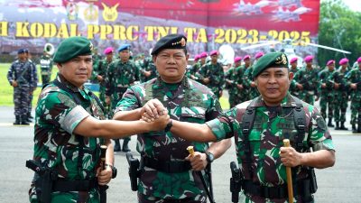Panglima TNI Pimpin Upacara Alih Kodal PPRC TNI TA 2023-2025
