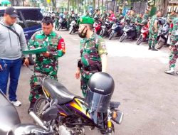 Perwira Jaga Pun Tak Luput dari Pemeriksaan Kendaraan