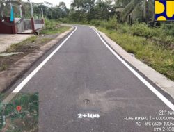 Bukti Kepedulian Pemkab, Jalan Poros Bikeru-Songing Kini Telah Mulus
