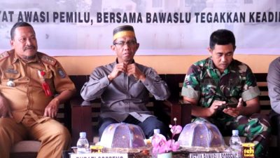 Bawaslu Soppeng Launching Komunitas Digital Pengawasan Partisipatif dan Posko Kawal Hak Pilih