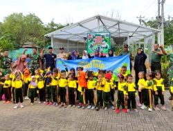 Green House Kodim Demak Berikan Pembelajaran Kepada Anak-Anak PAUD