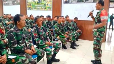 Asah Kemampuan, Kodim 0722/Kudus Laksanakan Latihan Perorangan Dasar Teritorial