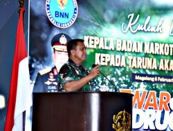 Kuliah Umum Kepala BNN RI Kepada Taruna Akademi Militer