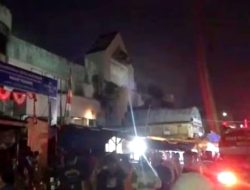 Pasar Terong Makassar Kebakaran, 24 Kios Hangus Dilalap Api