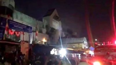 Pasar Terong Makassar Kebakaran, 24 Kios Hangus Dilalap Api