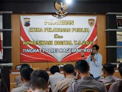 Polres Magelang Kota Gelar Pelatihan Etika Komunikasi Publik dan Komunikasi Digital