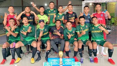 Yonarmed 3/105 MM/TRK/NP Ikuti Turnamen Liga Santri Futsal Competition Satu Abad NU